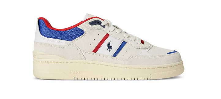 POLO RALPH LAUREN MASTR SP 125-SK-L TL BIANCO MUL SUEDE