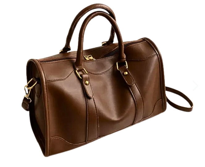 Bolso Cartera Vintage Cuero Pu C Cierre