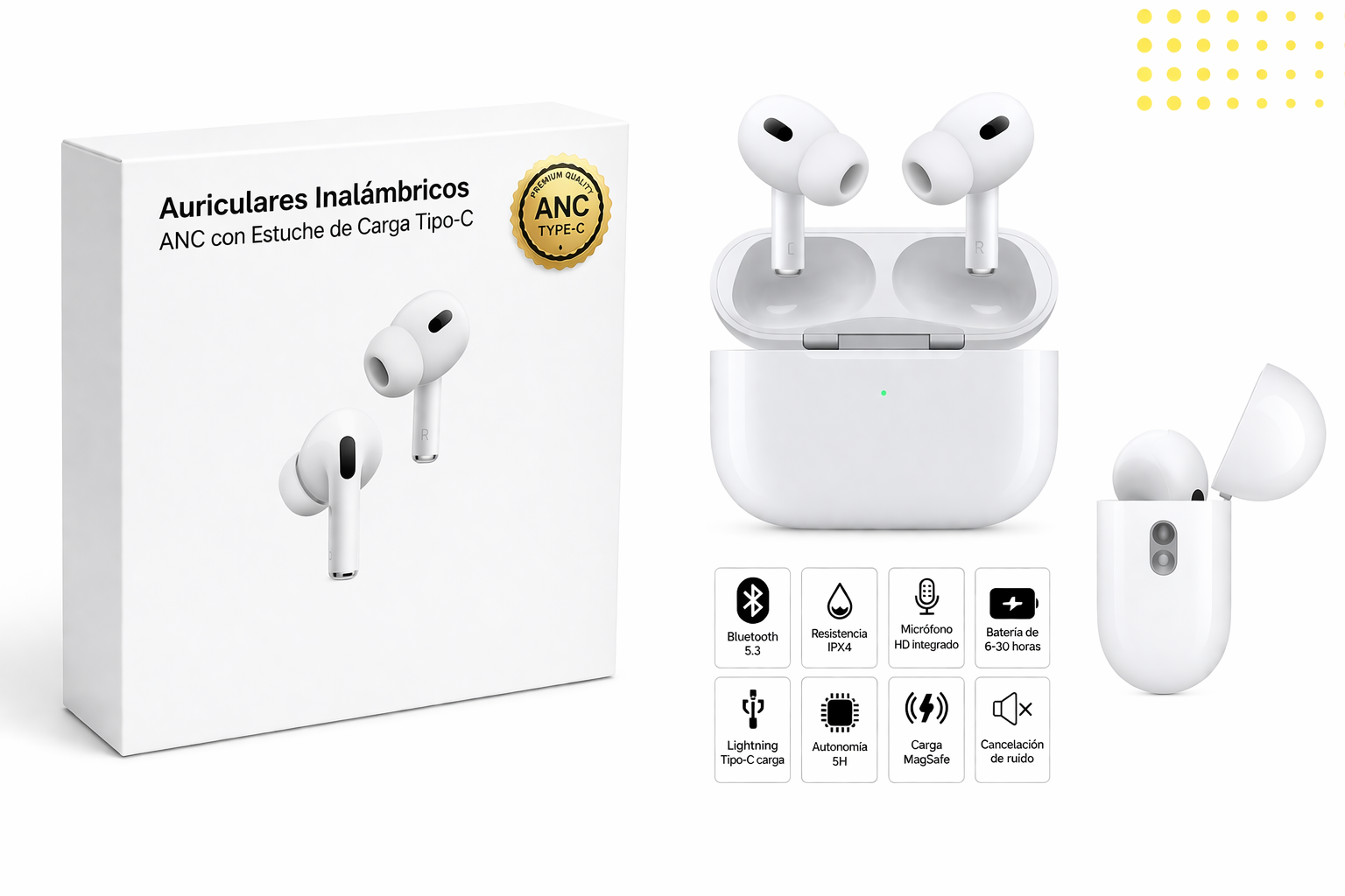AIRPODS PRO 2DA GENERACION + ANC
