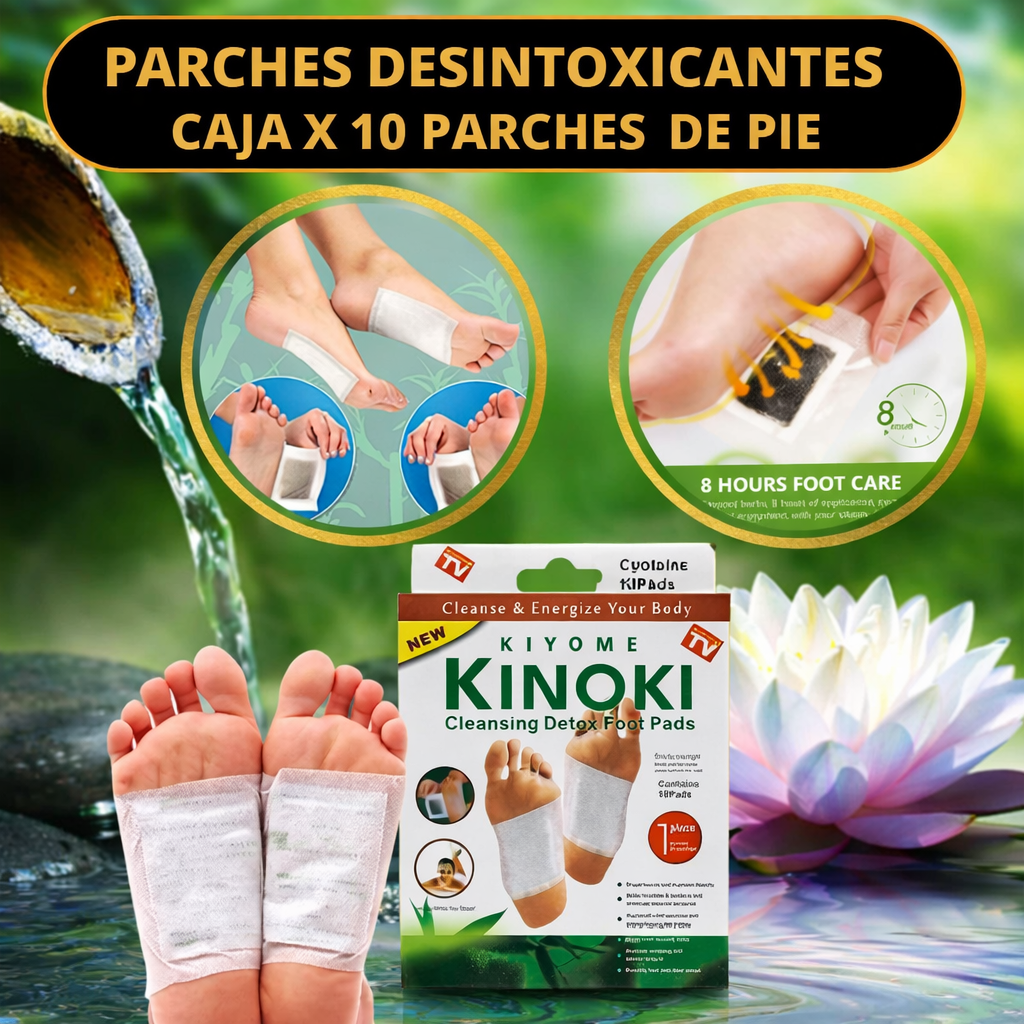 Parche Kinoki Caja X 5 Pares Rc